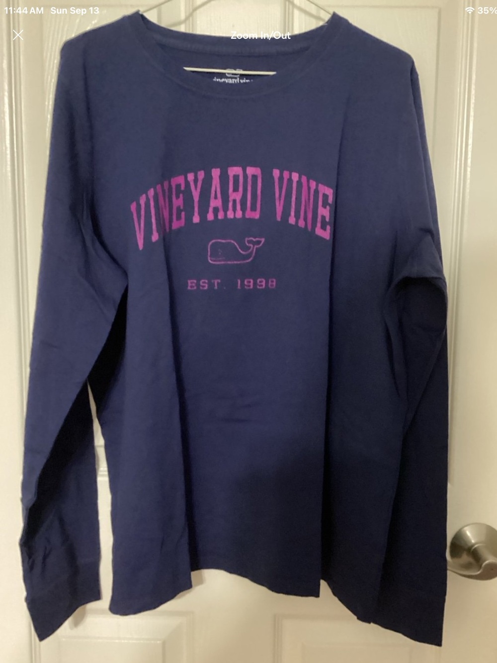 Vineyard Vines Heritage Deep Bay Long Sleeve Tee Women’s Large